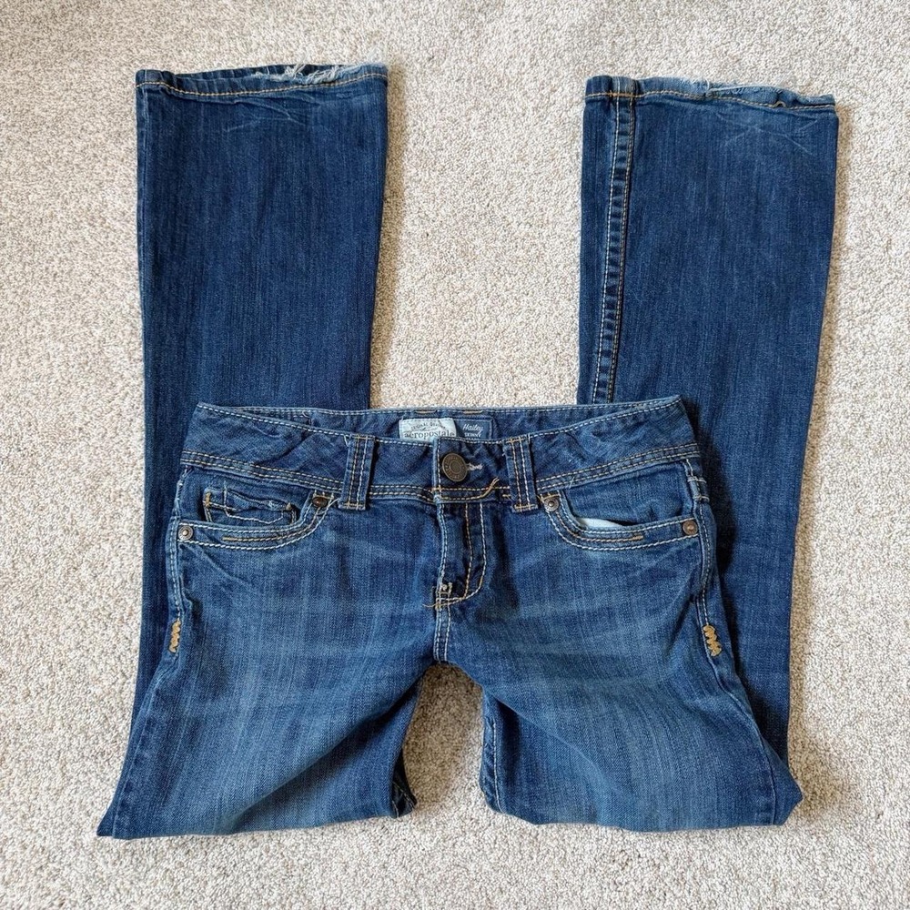 Early 2000's Aéropostale Hailey Skinny Flare Jeans — Size 9/10 Regular